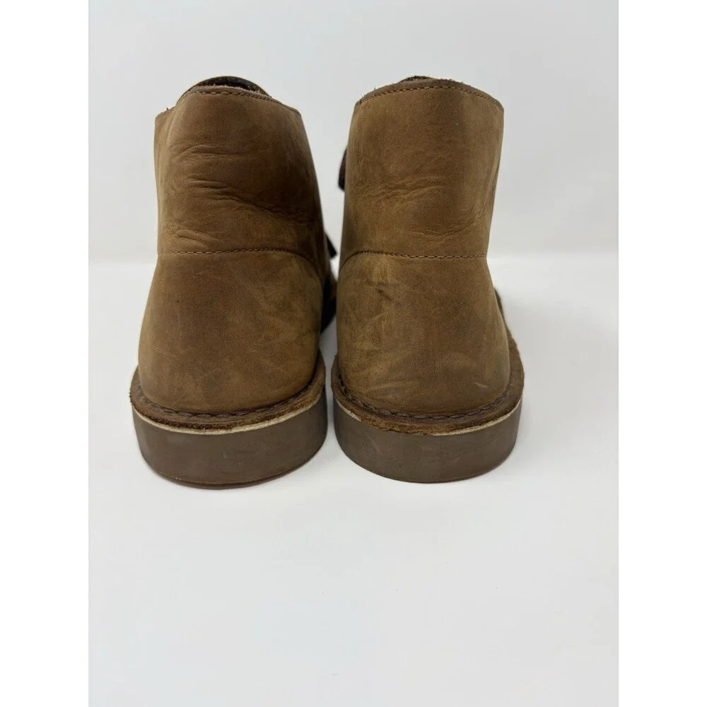 Clarks Bushacre 2 Chukka Boots Mens 11 Tan Suede Ankle Lace Up Shoes